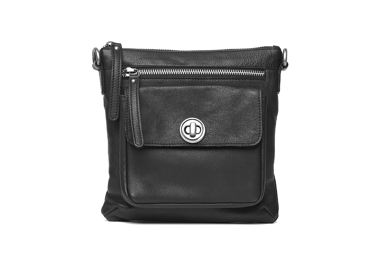 RH13690 Sylvia Black Oran Leather